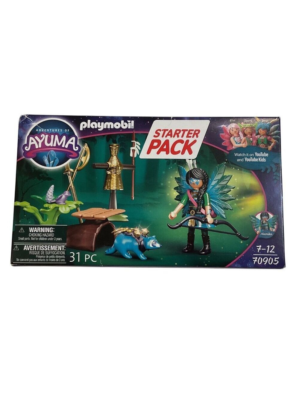 Playmobil Ayuma Starter Pack 70905 Fairy Forest Magic Set New Sealed Box